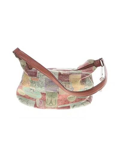 Pre-owned Fossil Leather Hobo Bag In Green