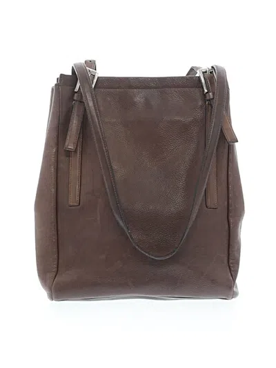 Pre-owned Fossil Leather Shoulder Bag In Brown