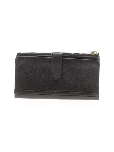 Pre-owned Fossil Leather Wallet In Black