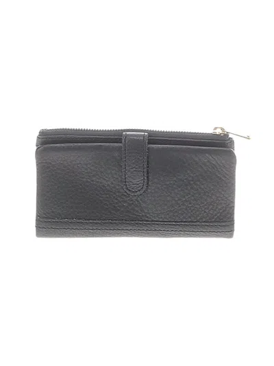 Pre-owned Fossil Leather Wallet In Black