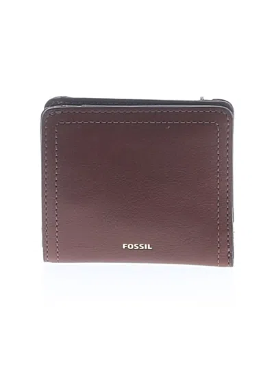 Fossil Leather Wallet In Brown