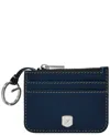 Fossil Lennox Zip Card Case In Blue