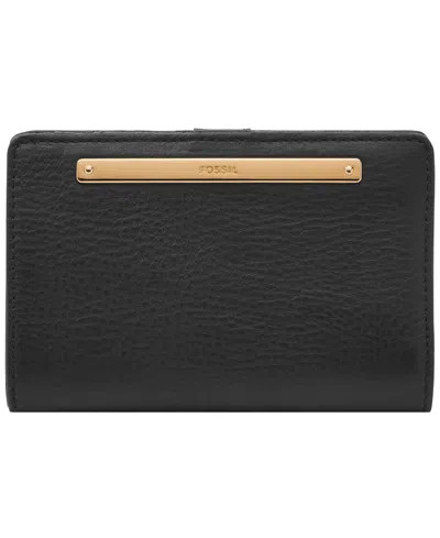 Fossil Liza Multifunction Bifold Wallet In Black