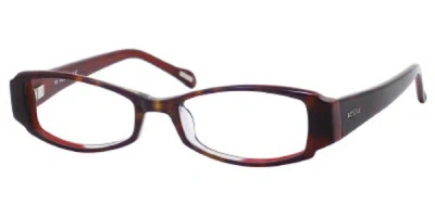 Fossil Lizzie 0fm8 Women's Glasses Tortoiseshell Size 51 - Free Lenses - Blue Light Block Available In Dark Tortoise
