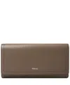 Fossil Logan Rfid Flap Wallet In Gray