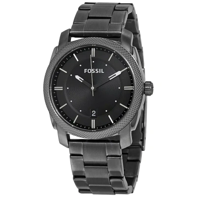 Fossil Machine Black Dial Smoke Ion-plated Men's Watch Fs4774