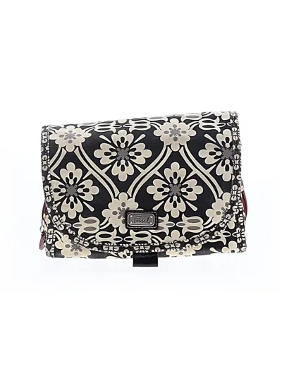 Pre-owned Fossil Makeup Bag In Black