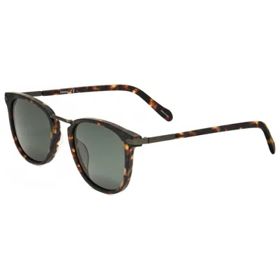 Fossil Men's 51 Mm Green Sunglasses In Multi