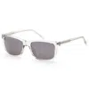 Fossil Men's 55mm Crystal Grey Sunglasses In White