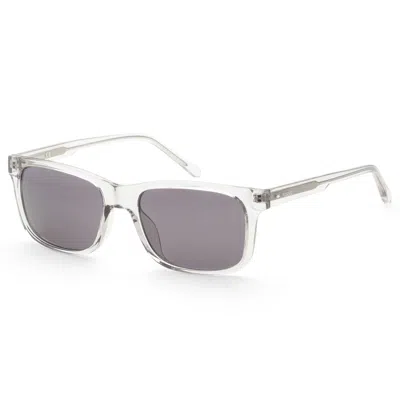 Fossil Men's 55mm Crystal Grey Sunglasses In White