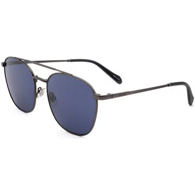 Fossil Men's 56 Mm Blue Sunglasses