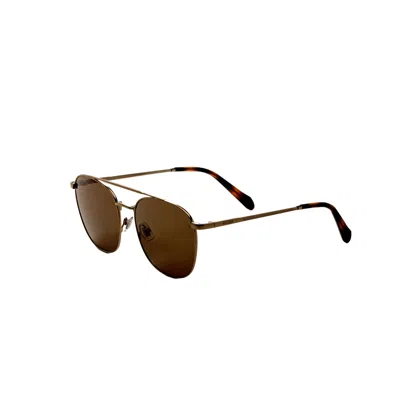 Fossil Men's 56mm Gold Sunglasses In Multi