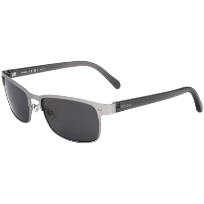 Fossil Men's 57 Mm Grey Sunglasses