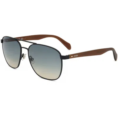 Fossil Men's 57 Mm Grey Sunglasses