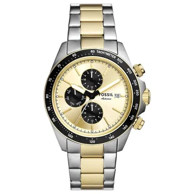 Fossil Men's Autocross Gold Dial Watch In Multi