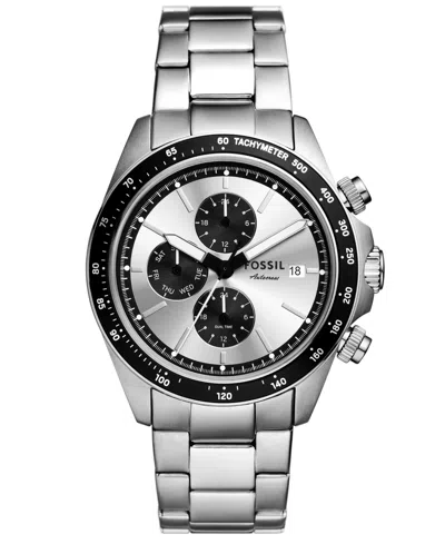 Fossil Men's Autocross Multifunction Stainless Steel Watch, 42mm In Metallic