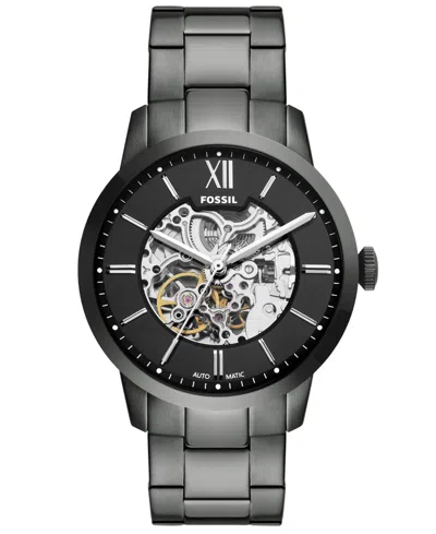 Fossil Men's Automatic Water-resistant Stainless Steel Watch, 44mm In Gray