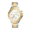 Fossil Men's Bannon Multifunction, Gold-tone Stainless Steel Watch In Multi