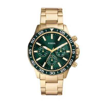 Fossil Men's Bannon Multifunction, Gold-tone Stainless Steel Watch, Bq2493