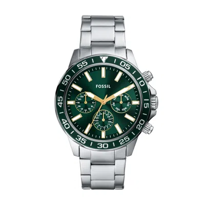 Fossil Men's Bannon Multifunction, Stainless Steel Watch, Bq2492 In Metallic
