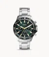 Fossil Men's Bannon Multifunction, Stainless Steel Watch In Silver