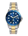 Fossil Men's Blue Dive Watch