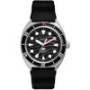 Fossil Men's Breaker Three-hand Date Black Silicone Watch 42mm In Black