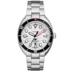 Fossil Men's Breaker Three-hand Date Stainless Steel Watch 42mm In Silver
