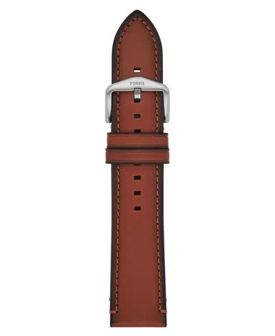 Fossil Men's Brown Leather Watch Band, 22mm