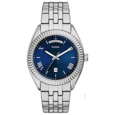 Fossil Men's Campbell Blue Dial Watch In Transparent