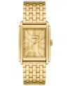 Fossil Men's Carraway Three-hand Gold-tone Stainless Steel Watch, 30mm In Gold-tone