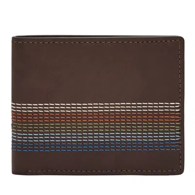 Fossil Men's Cillian Leather Traveler In Multi