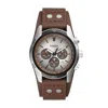 Fossil Men's Coachman Chronograph, Stainless Steel Watch In Brown