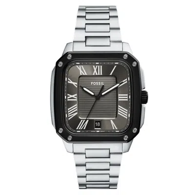 FOSSIL MEN'S CROSBY GREY DIAL WATCH