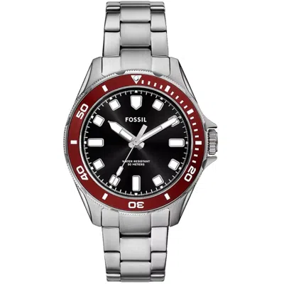 FOSSIL MEN'S DALTON BLACK DIAL WATCH