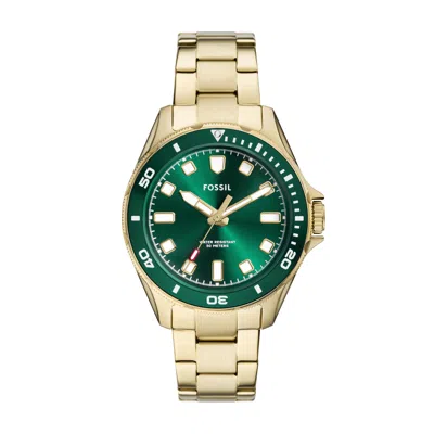 Fossil Men's Dalton Three-hand, Gold-tone Stainless Steel Watch