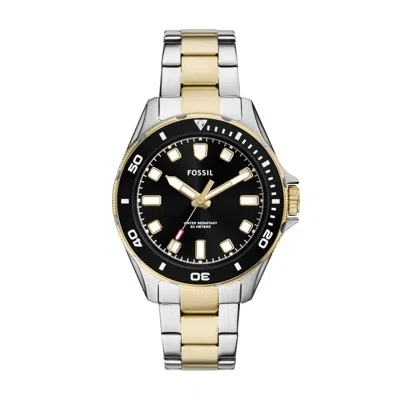 Fossil Men's Dalton Three-hand, Two-tone Stainless Steel Watch In Multi