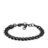 Fossil Men's Ellis Core Chains Black Stainless Steel Chain Bracelet