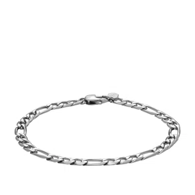 Fossil Men's Ellis Core Chains Stainless Steel Chain Bracelet In Silver