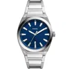 Fossil Everett 42mm Watch In Orange