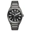 Fossil Men's Everett Black Dial Watch In Gray