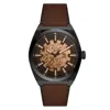 Fossil Men's Everett Brown Dial Watch In Brown