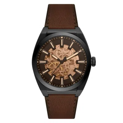 Fossil Men's Everett Brown Dial Watch