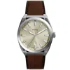Fossil Men's Everett Champagne Dial Watch In Black