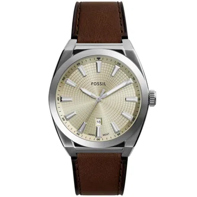 FOSSIL MEN'S EVERETT CHAMPAGNE DIAL WATCH