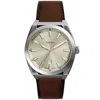Fossil Men's Everett Champagne Dial Watch In White