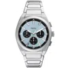 Fossil Men's Everett Chronograph Stainless Steel Watch, 44mm In Blue