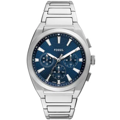FOSSIL MEN'S EVERETT CHRONOGRAPH BLUE DIAL WATCH