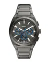 Fossil Men Everett Chronograph Watch In Gray