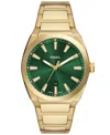 Fossil Men's Everett Three-hand Date Gold-tone Stainless Steel Watch, 42mm In Gold Tone